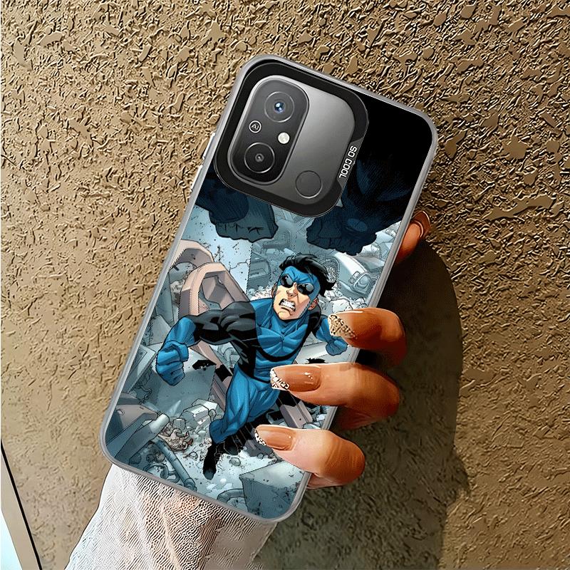 I-Invincible Аниме Ударопрочный Чехол для Телефона для Xiaomi Poco X7 X6 X5 X3 Pro F7 Ultra M8 Redmi 15C 15 14C 13C 12C 10C 13 12 10