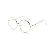 Oversized Round Metal Anti Blue Light Woman Reading Glasses Men Clear Lens Vintage Eyeglasses Presbyopia Large Computer Goggles