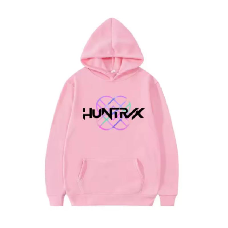 KPop Охотники на демонов Huntrix 2025 Горячая распродажа Мужская женская толстовка с капюшоном с длинным рукавом Харадзюку Пуловер Осень и зима Оверсайз свитшот