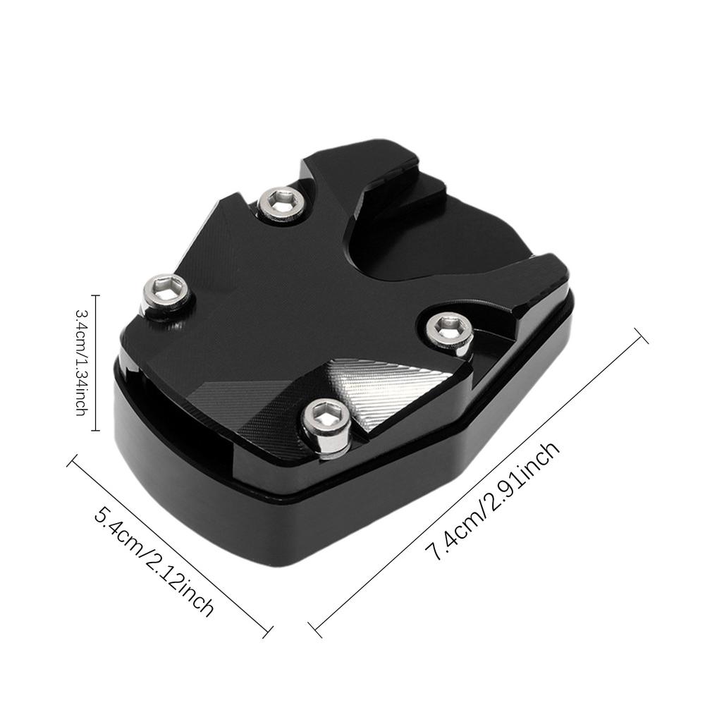 Motorcycle Kickstand Foot Side Stand Anti Sinking Plate Support Accessory Motorcycle Kickstand Foot Plate  Plate Support tool