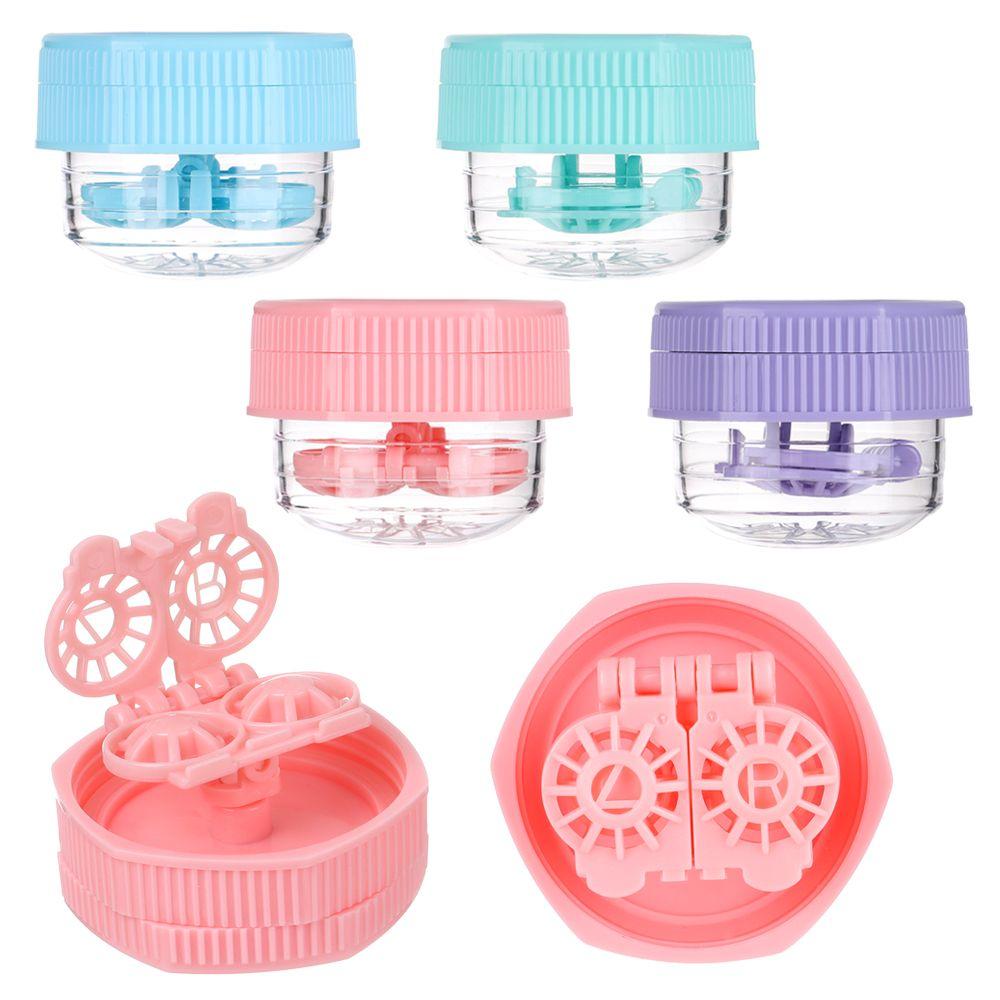 Glasses Lenses Container Glasses Lenses Box Glasses Storage Holder Contact Lens Cleaner Case