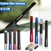 8/12CM Car Roof Radio Antenna for Mitsubishi Ralliart Lancer ASX Pajero Outlander Eclipse Carbon Fiber Signal Aerial Sticker