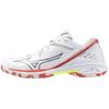 Badminton Shoes Wave Claw 3 Club Activities Gymnasium Lightweight Cushioning Cm 3E White/Black/Red 23.5