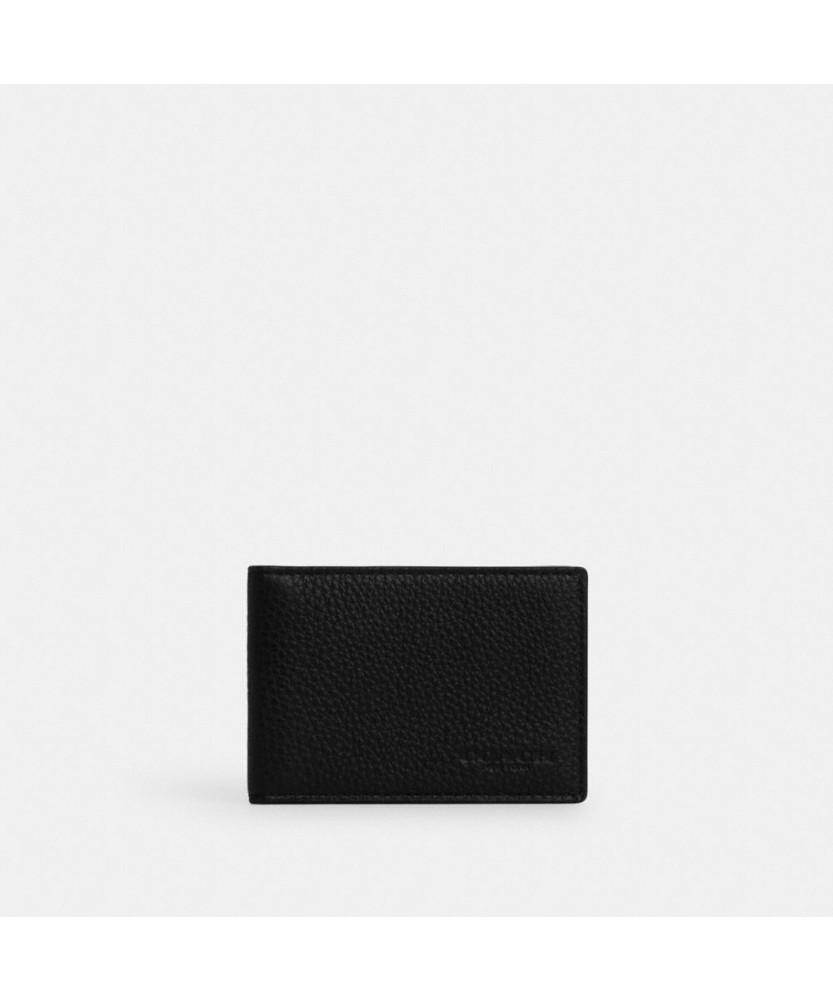 Компактный кошелек-портмоне Coach Cm167 Qb/Bk