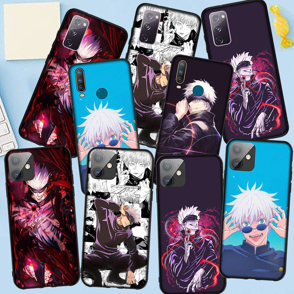 Case for iPhone 17 16 15 Xiaomi Poco F8 F7 X7 X6 M8 C85 C75 C71 Redmi Note 14 13 12 11 Pro Max A4 14C 13C 15C Anime Gojo Satoru Jujutsu Kaisen Cover