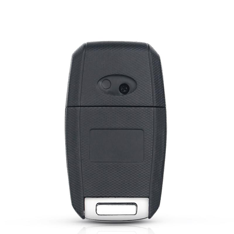 KEYYOU Flip Remote Car Key Shell For Kia Carens Ceed Rio Sportage Optima Sorento Cerato Soul Forte Seltos 2/3/4BNT Fob Housing