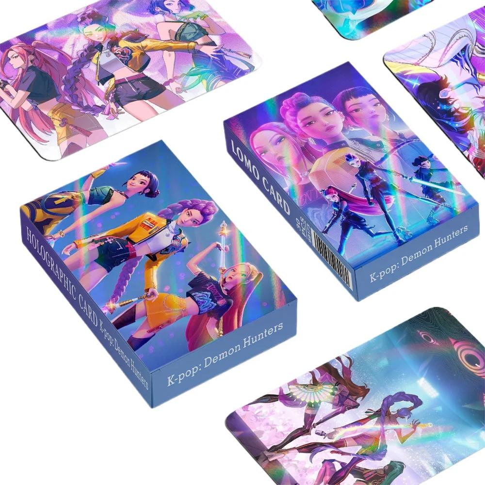 1 Коробка K-pop Лазерная Карточка Аниме Фигурка Коллекционные Карточки для Мальчиков Девочек Модные LOMO Маленькие Карточки для Фанатов Подарки на День Рождения