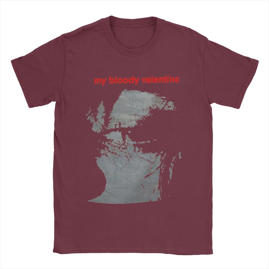 My Bloody Valentine Накорми меня своим поцелуем Мужские футболки из чистого хлопка Винтажные футболки Футболка с круглым вырезом Подарок на день рождения