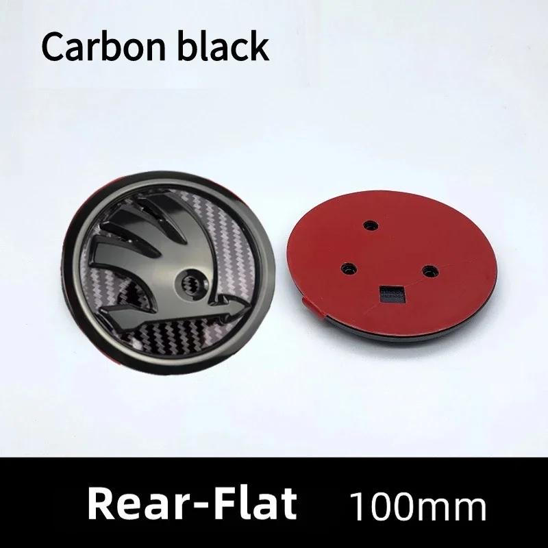 2025 Новый 100 мм ABS Автомобильная Передняя Эмблема Задний Значок Багажника Наклейка для Skoda Fabia 1 2 A7 Octavia RS Superb Rapid Yeti Karoq Авто Аксессуары