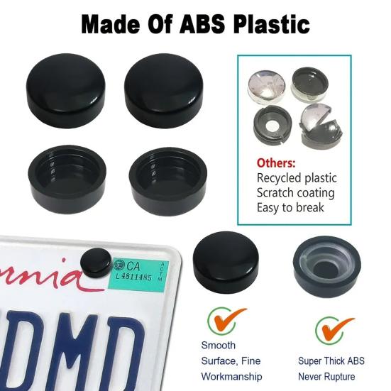 Автомобильный номерной знак с защитной крышкой. Комплект винтов. Легко устойчив к ультрафиолетовому излучению. Небьется в установке.