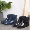 Water Shoes High-end Short Rain Shoes Men's Fashion Non-slip Rain Boots Fishing Waterproof Glue Shoes