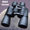 Бинокль 20x50 Высококачественный оптический стеклянный бинокулярный телескоп HD с низкой освещенностью и ночным видением для занятий спортом на открытом воздухе