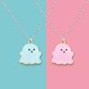 Kids Gift Jewelry Accessories Couple Chain Zinc Zinc Alloy Ghost Key Chain Women Necklace Cartoon Necklace