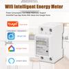 Single Phase Din Rail Wifi Smart Energy Meter Power Consumption Kwh Meter Wattmeter Support Smartlife/Tuya App Alexa Google Home