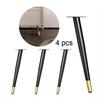 4pcs Furniture Leg Accessories Furniture Legs Metal Furniture Legs Replacement Sofa Living Room Bedroom Table Cabinet TV Stand Feet