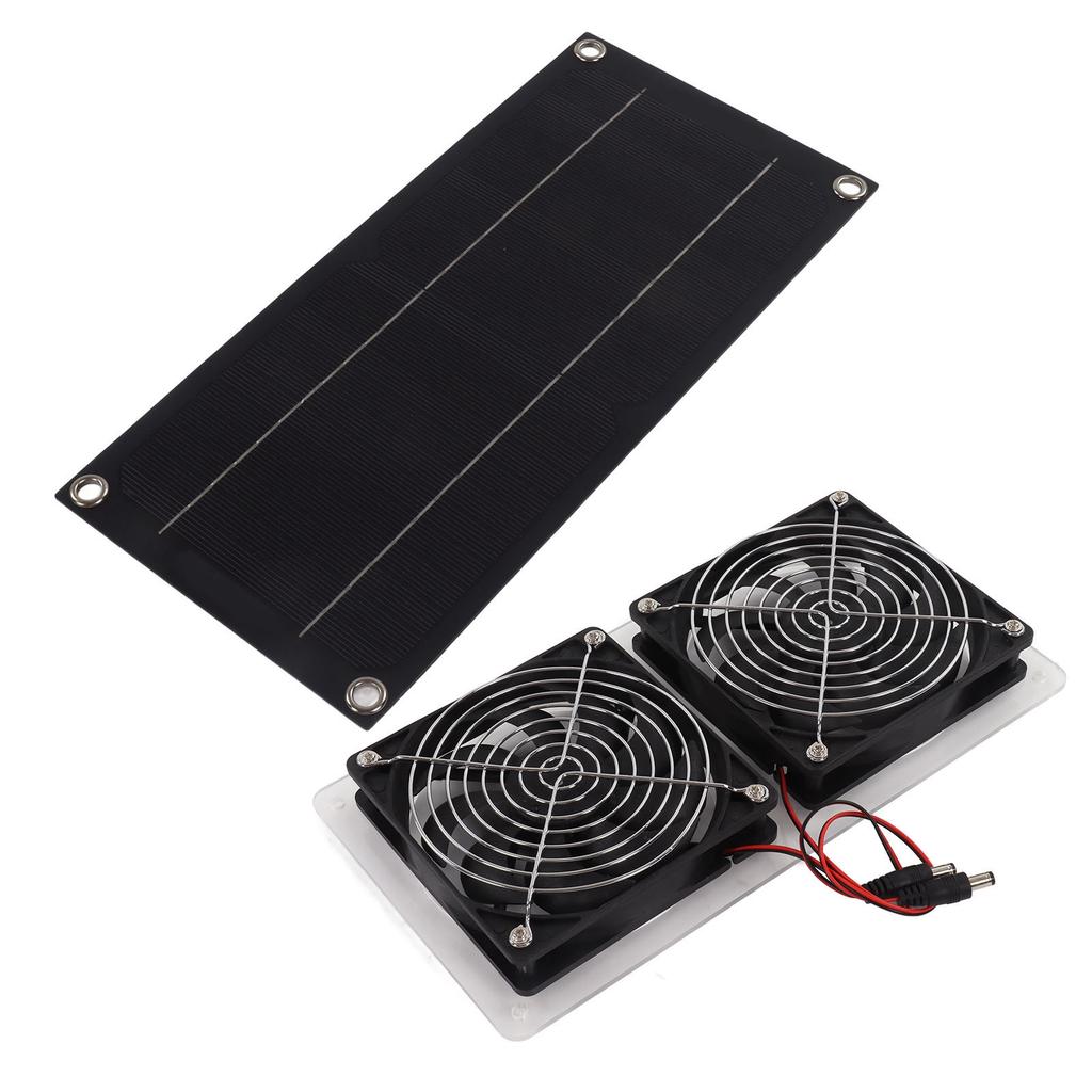 Комплект вентилятора на солнечной панели Водонепроницаемый Портативный Экологичный Солнечный вытяжной вентилятор для улицы 100 Вт 12 В Одинарная панель