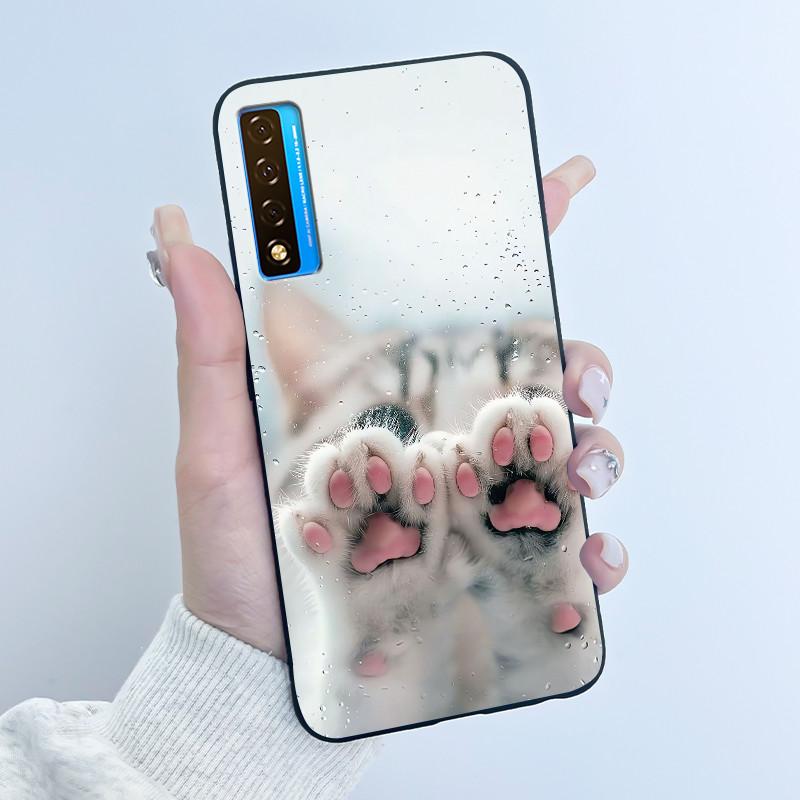 Чехол для TCL 20 20S 20 Pro 5G 20L Plus 20L+ Чехол Роскошный Дракон Милый Крутой Мальчики Девочки Черный Мягкий Силиконовый Чехол для Телефона Задняя Крышка