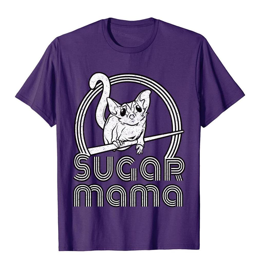Sugar Mama Funny Sugar Glider Shirt For Sugar Glider Moms Cotton Men T Shirt Slim Fit Tops Shirts Brand New Normcore