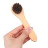 1Pc Shoe Boot Polish Shine Cleaning Dust Removal Durable Shoe Brush Long Wood Handle Bristle Horse Hair Brush