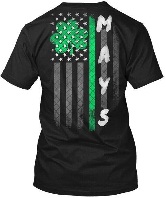 Mays Lucky Family Clover Flag TTshirt Made in the USA Size S to 5XL
