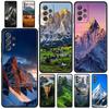 Чехол для телефона Samsung A17 A15 A13 A51 A71 A41 A31 A21S A07 A05 A35 A55 A23 A25 A33 A53 A73 5G Обложка Пейзаж с горными вершинами