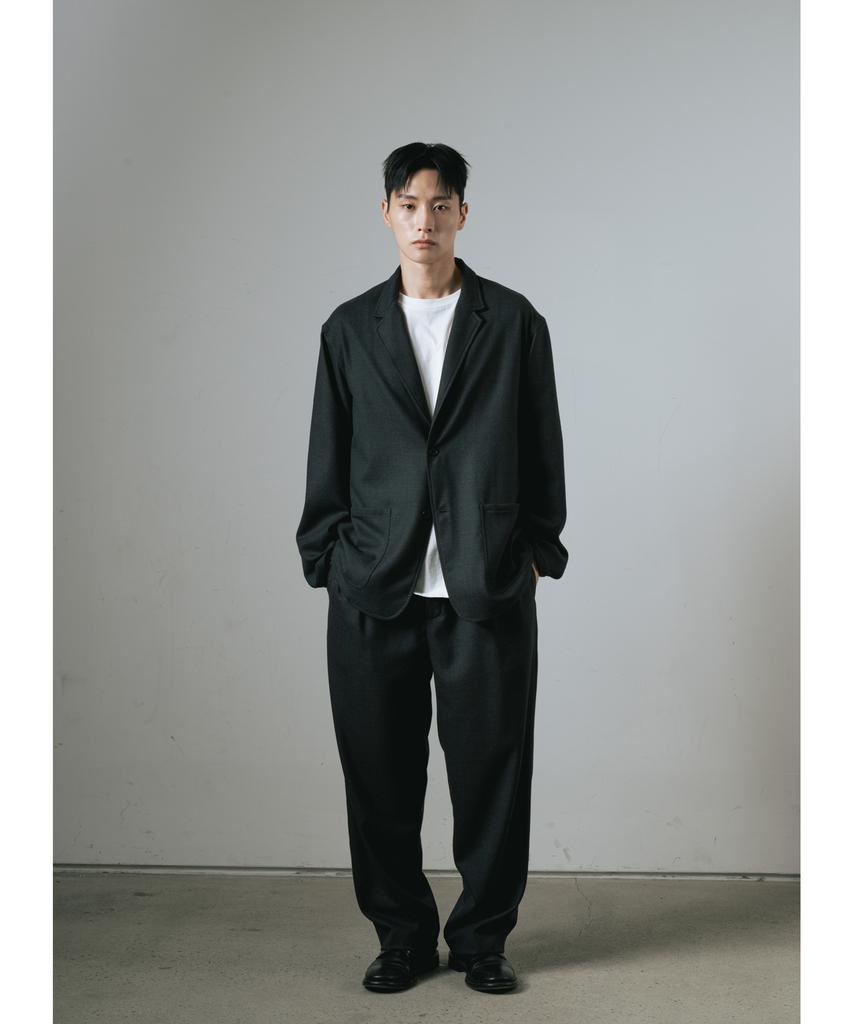 Wagi Flannel Wool Pritzker Pants (Charcoal)