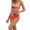 Women's Sexy Split Swimsuit One Shoulder Bikini Print Small Fresh Swimsuit