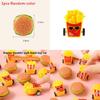 Creative French Fries Burger Design Children Inertia Toy Car For Toddlers And Preschoolers