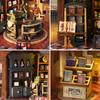 Spilay DIY Miniature Dollhouse Kit with Wooden Scale Mini Dustproof Cover Creative Gift for Women Girlfriend Lover Book ES017 Furniture, 124 House, &