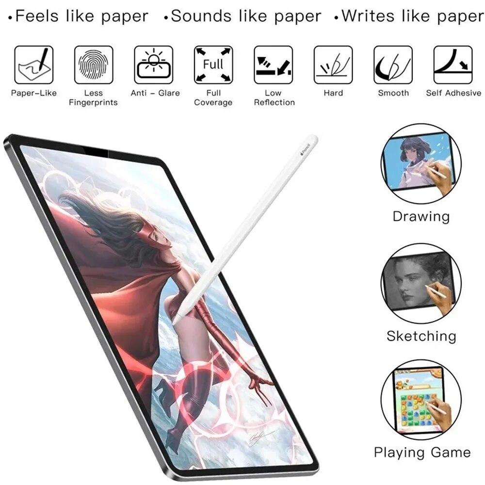 1/2/3 шт. бумажная пленка для Samsung Galaxy Tab S6 Lite 10,4 P610 P615 P613 P619 Защитная пленка для экрана планшета