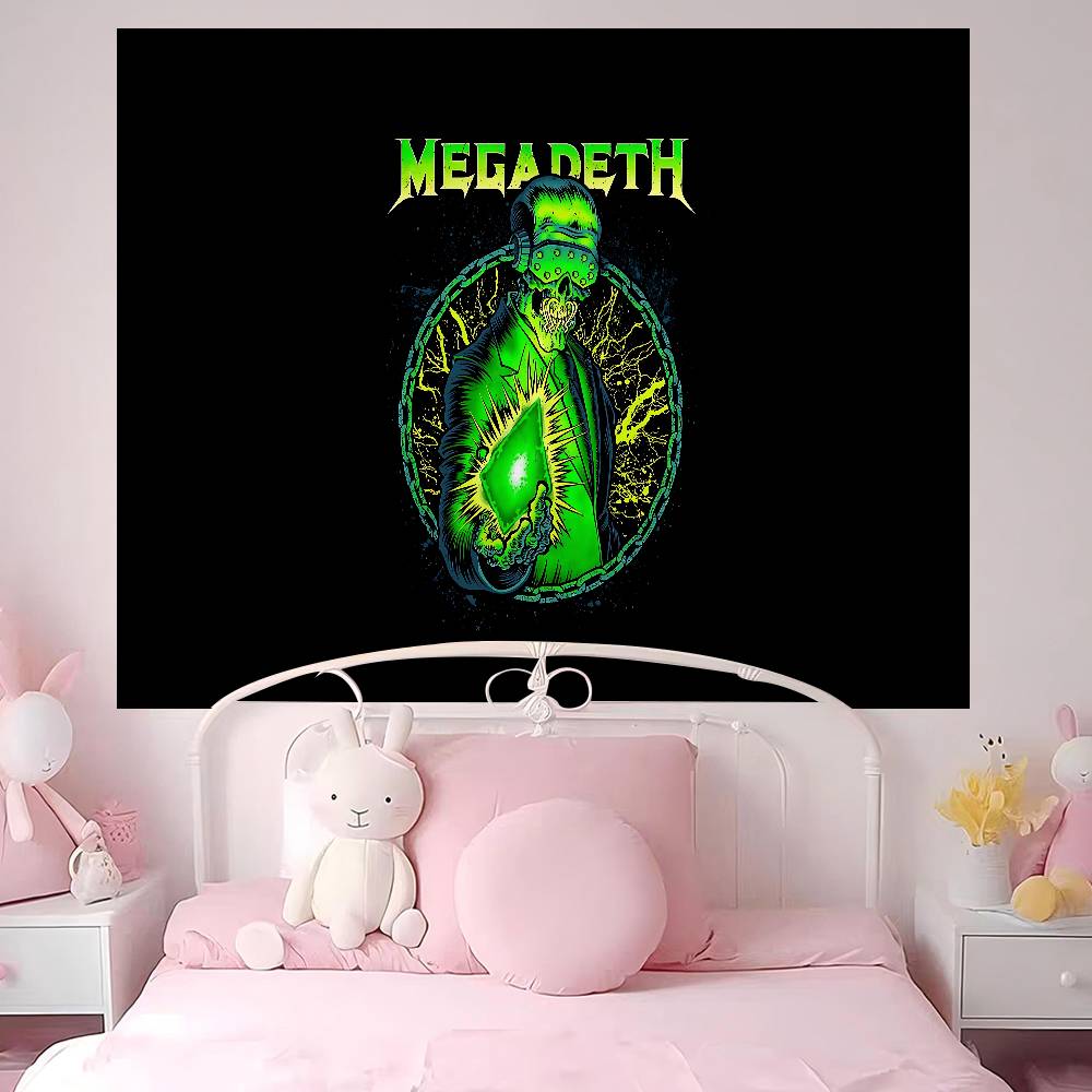 Рок-группа Megadeth Хиппи Настенные Гобелены Бохо Настенные Гобелены Мандала INS Домашний Декор