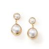 FINDELISE Baroque Freshwater Pearl Drop Earrings
