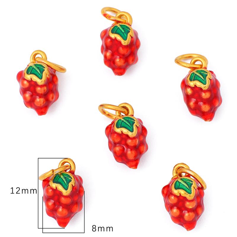 Эмалированная подвеска цвета песочного золота и меди с позолотой для рукоделия и изготовления украшений, 1 шт.