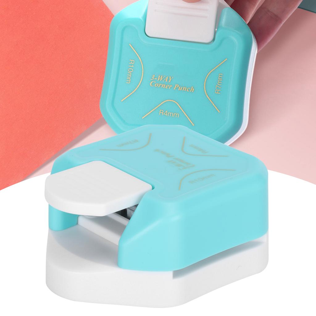 Corner Rounder Punch Portable 3 In 1Mini Paper Angle Trimming Multi Angle Rounding Device