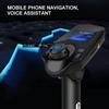 Qiilu Kit voiture Bluetooth T11 Bluetooth Kit mains libres sans fil pour voiture Lecteur MP3 Transmetteur FM Chargeur USB
