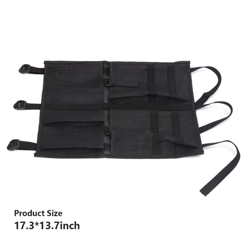 Kayak Seat Storage Bag Adjustable Buckle Strap Organizer Water Sports Fishing Gear Accessories