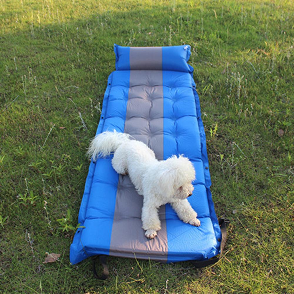 Автомобильная дорожная кровать Кемпинг Надувной влагозащитный коврик Подушка Сверхлегкий портативный надувной матрас Уличный коврик Автоматический