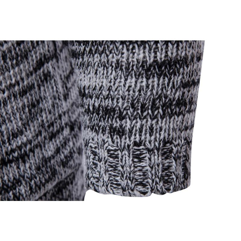 Мужской кардиган с капюшоном, толстый свитер, зимний новый свитер, чтобы носить теплое повседневное пальто, тонкое удобное модное черное пальто