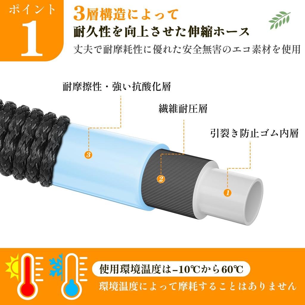 Выдвижной поливочный шланг XiaZ увеличивается в 3 раза с 10 м до 30 м. Конструкция 3750D. Конструкция насадки. Включает сумку для хранения и настенный крюк. Идеально подходит для сада.