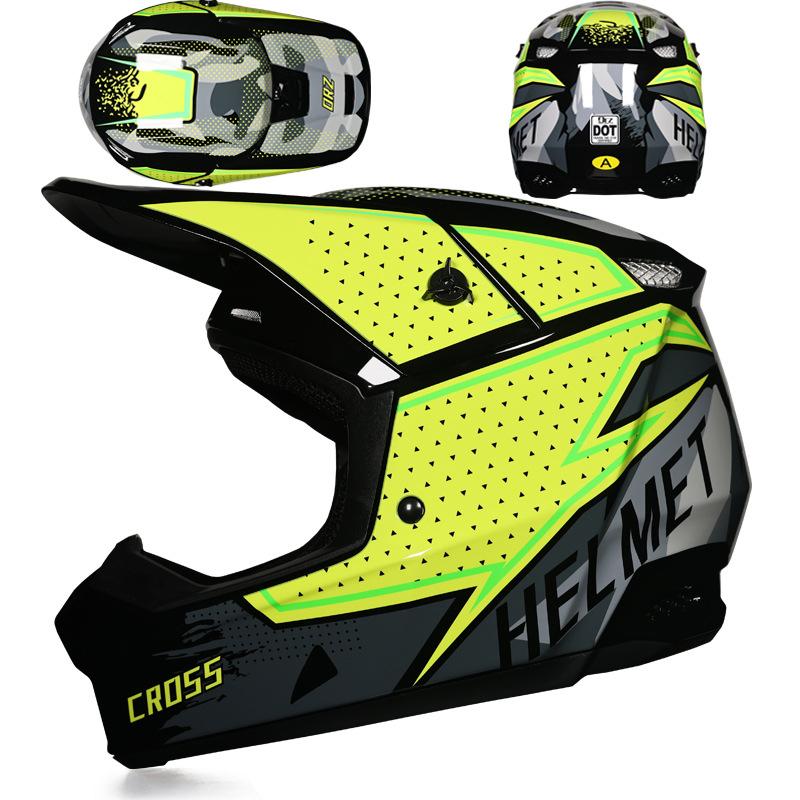 Greenway X6 Off-Road Helmet Goggles Downhill Woodway Mountain Bike Full Helmet Removable Safety Helmet Teen Self