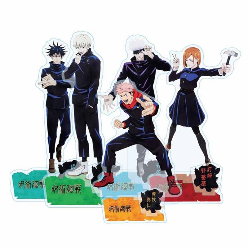 Anime Jujutsu Kaisen Cartoon Character Transparent Acrylic Stand Doll Model Toy Desktop Decoration Gift