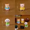 Adorable Resin Animal Figurines For Car Decor Cute Cat Pig Dog Desk Ornaments