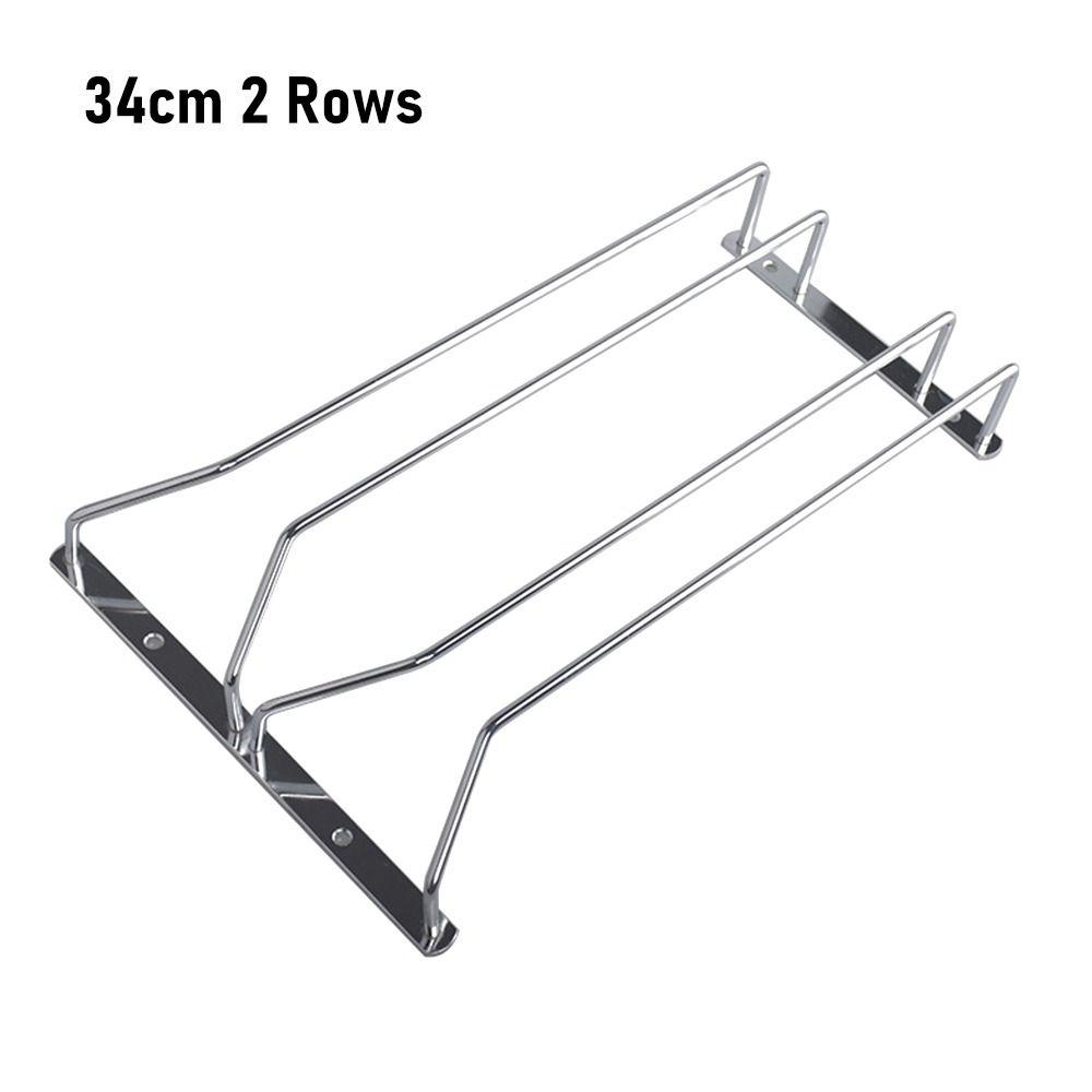 1Pcs 304 Stainless Steel Wine Glass Rack Kitchen Supplies Stemware Holder New Cup Goblets Hanger