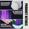 Mosquito Killer Lamp Electric Shock Photocatalyst Kill Bug Insect Zapper Home Mosquito Repellent Rechargable Outdoor Fly Trap