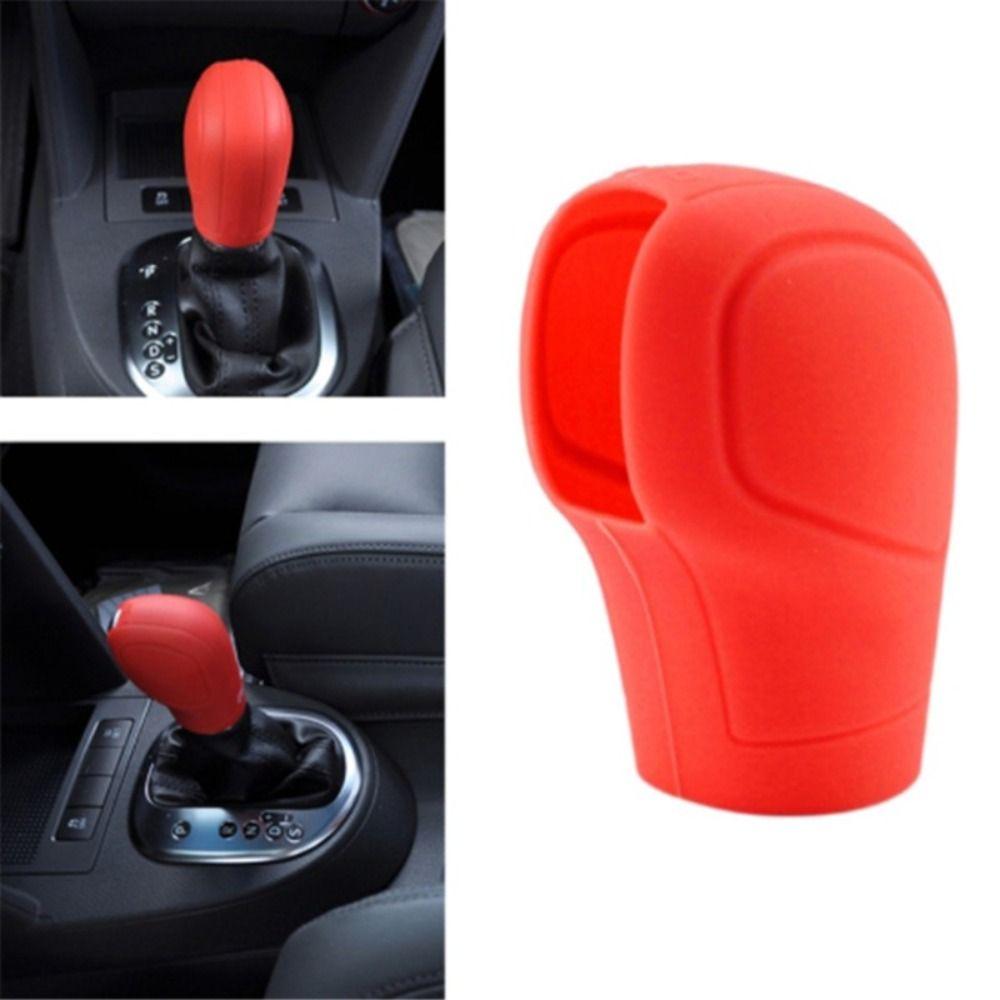 Automatic Gear Car Gear Shift Knob Cover Silicone Gear Shift Case Auto Shifter Handle Cover Car
