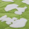 Nishikawa Snoopy Quilt Nature FE03803031 Blanket, Single, Washable, Love's Silhouette, PEANUTSfriends, PN3650, Green,