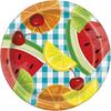 Summer Picnic Paper Gingham Disposable Plates (Pack of 8)
