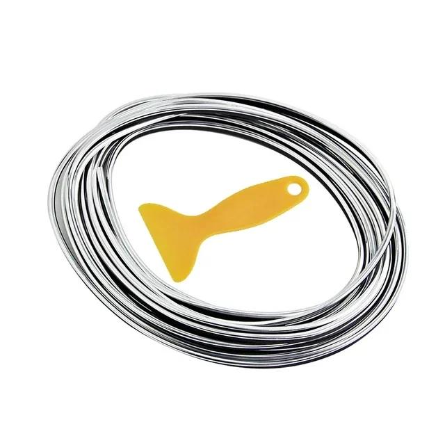 5M Car Dashboard & Door Edge Trim – Universal Styling Insert Moulding with Scraper for Auto Interior Decoration