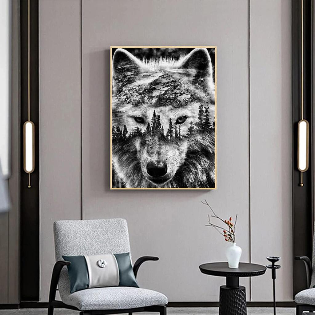 5D DIY алмазная живопись Timberwolves набор для вышивки крестом Мозаика Алмазная вышивка роза полная круглая/квадратная дрель украшение дома