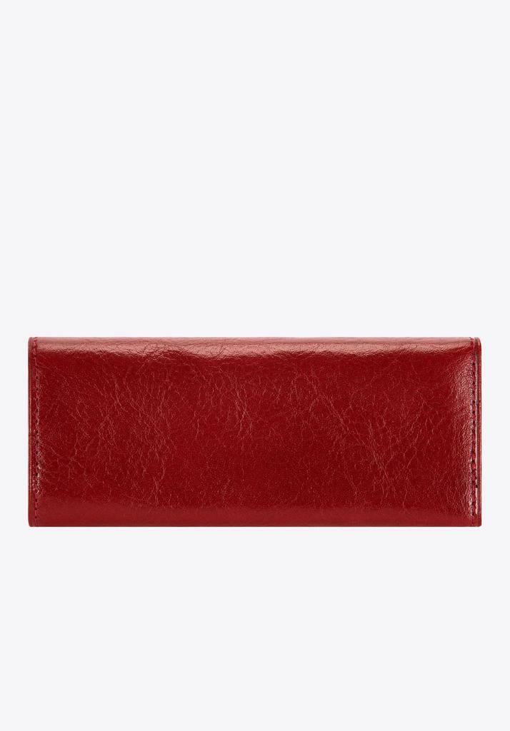 Wittchen Men's Leather Key Case With Snaps Red Natural Leather